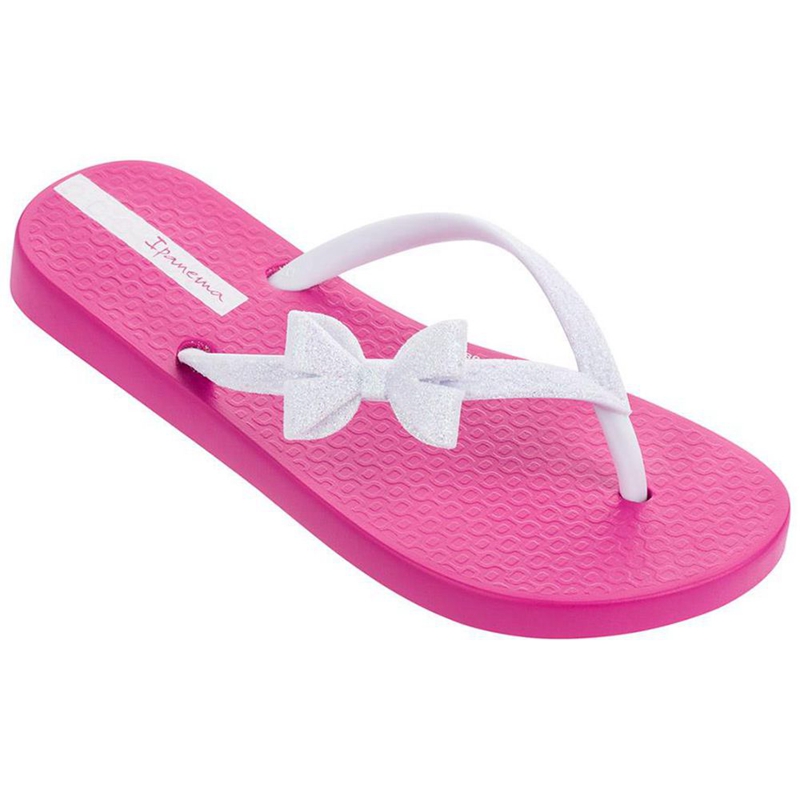 Kids' Ipanema Glitter IV Flip Flops Pink | IWFQYVX-76