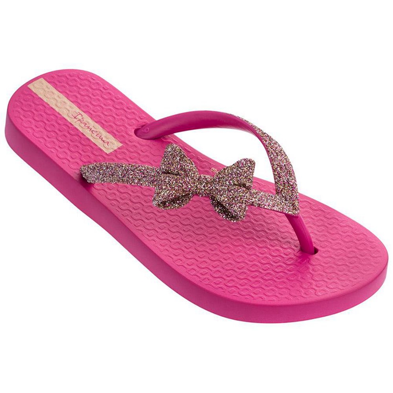 Kids' Ipanema Glitter IV Flip Flops Pink | KOJMTYC-68