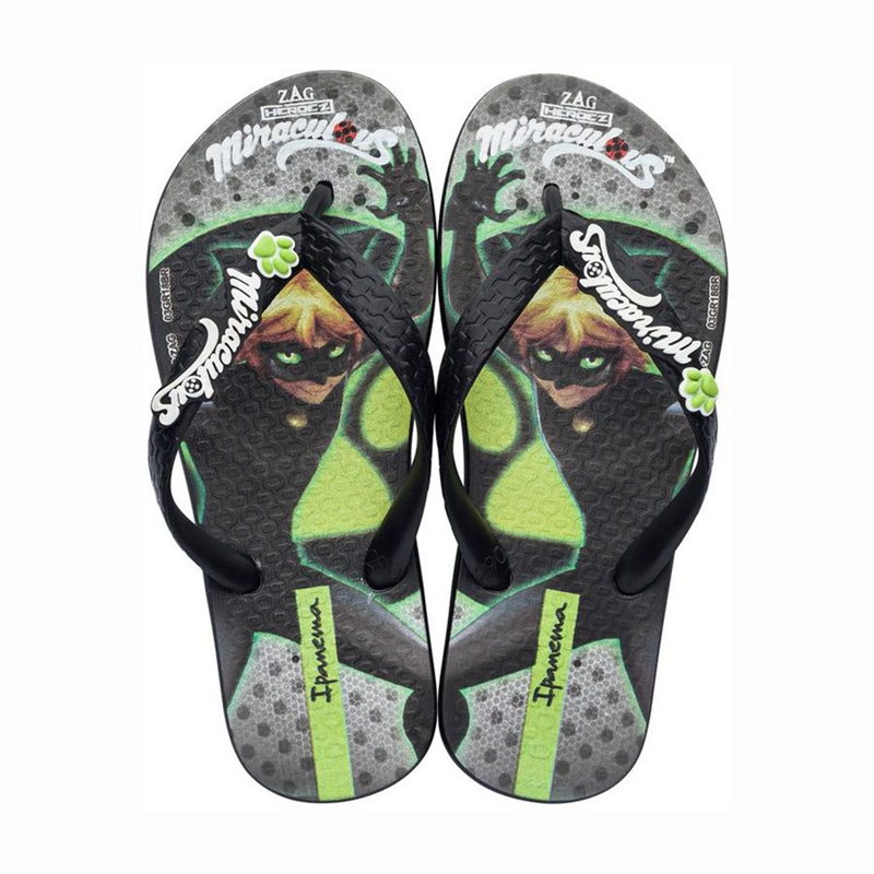 Kids' Ipanema Ladybug Flip Flops Green | PMZRKGY-51