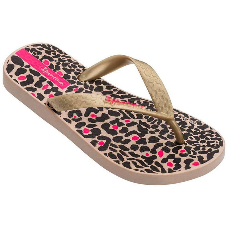 Kids' Ipanema Tropics Flip Flops Gold | SIGLQTP-73