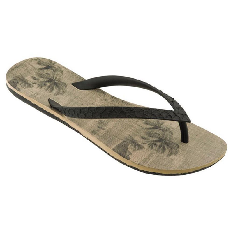 Men's Ipanema RJ Flip Flops Black | HUOQKYN-42