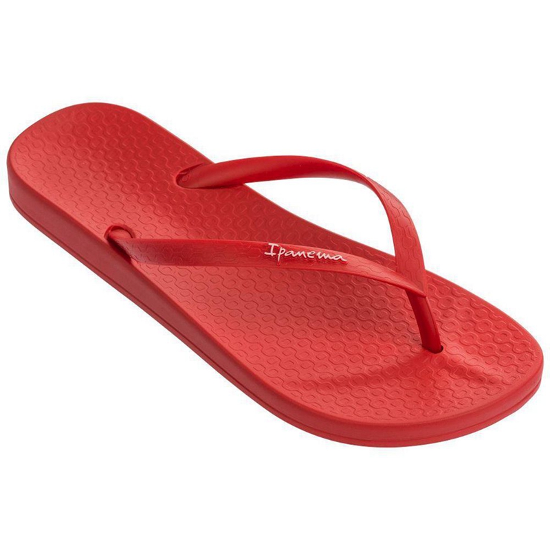 Women's Ipanema Anatomic Tan Colors Flip Flops Red | BRGXLUW-81