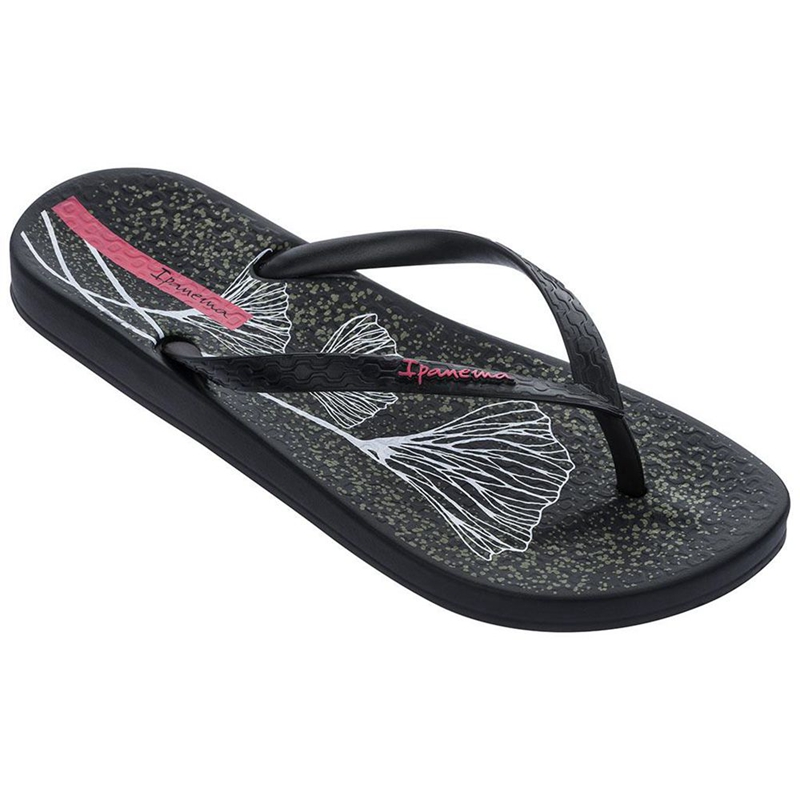 Women's Ipanema Anatomic Temas XI Flip Flops Black | JXPIMQO-28