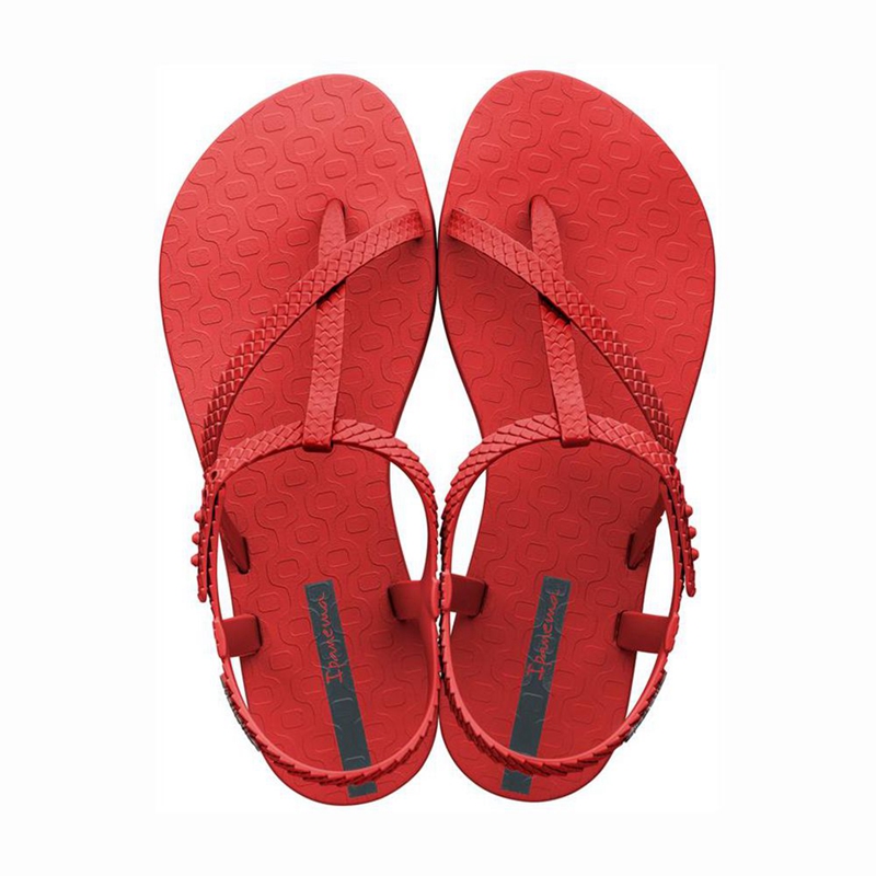 Women's Ipanema Aphrodite Sandals Red | VLCAMRD-03