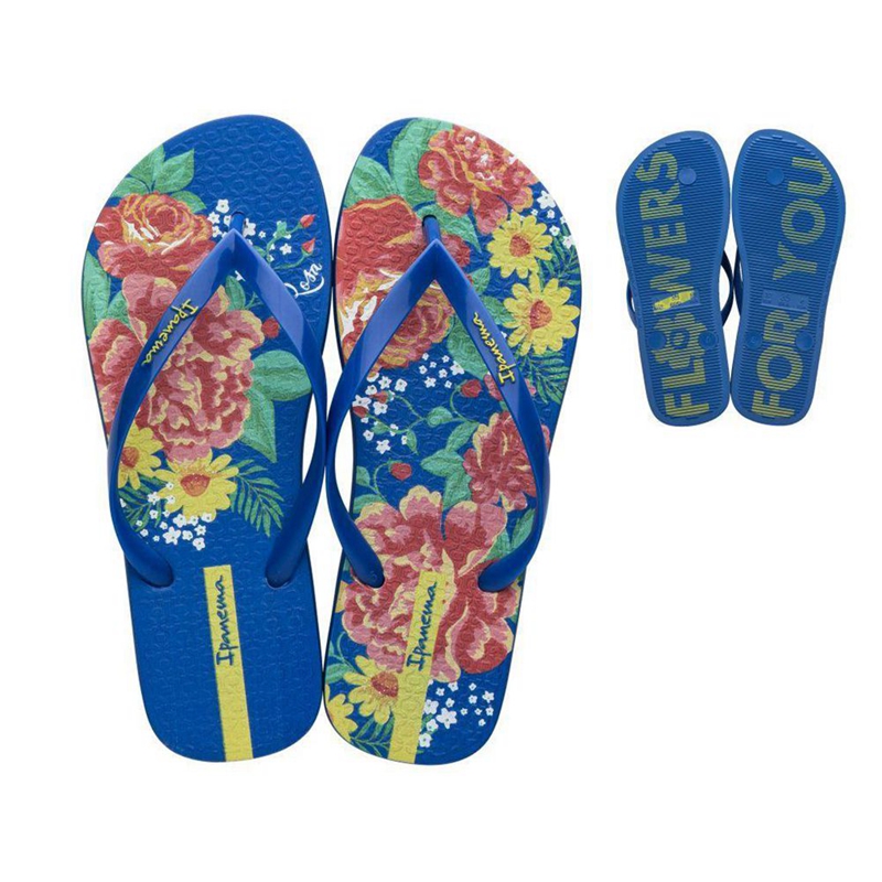 Women's Ipanema Botanicals Flip Flops Blue | WMFCQHP-67