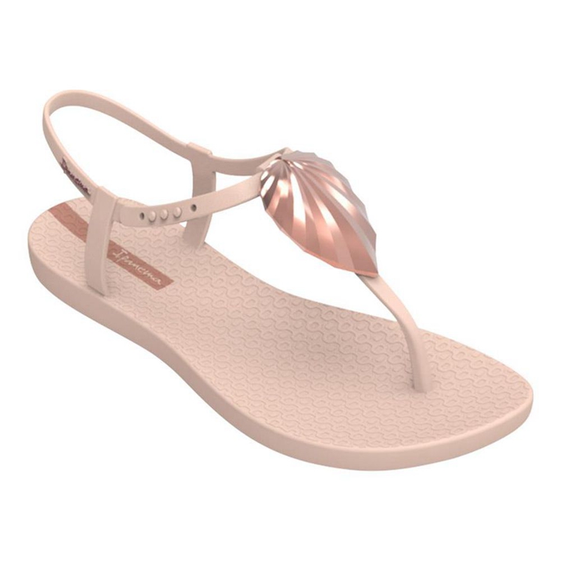 Women's Ipanema Leaf Sandals Pink | JTSRLBA-87