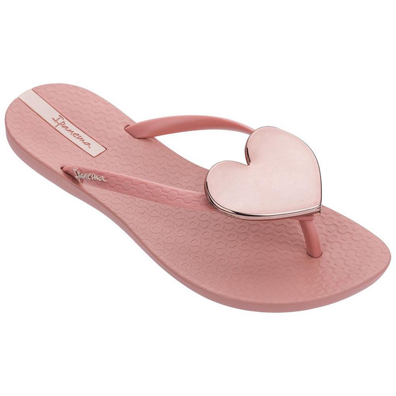 Women's Ipanema Maxi Fashion II Flip Flops Pink | QPJXLVI-80