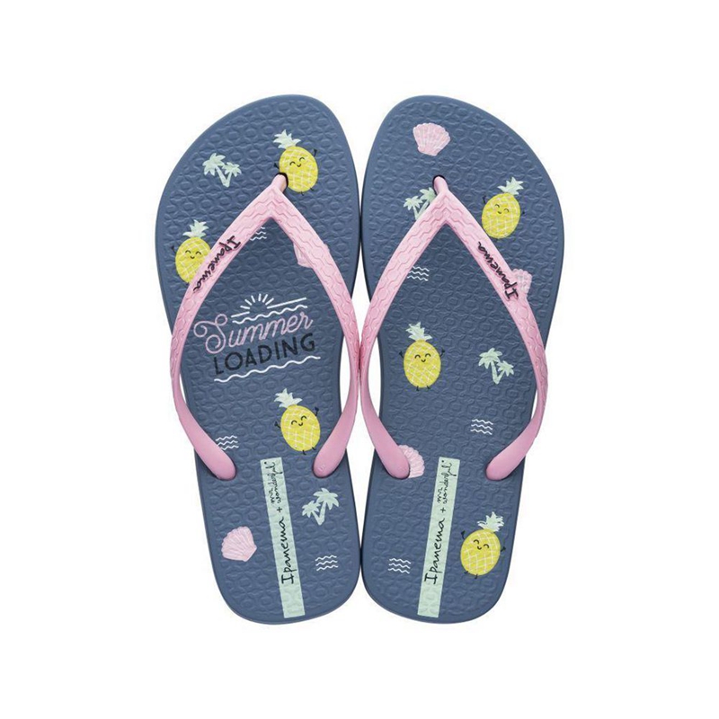 Women's Ipanema Mr. Wonderful II Flip Flops Navy | ZVNDGPJ-97