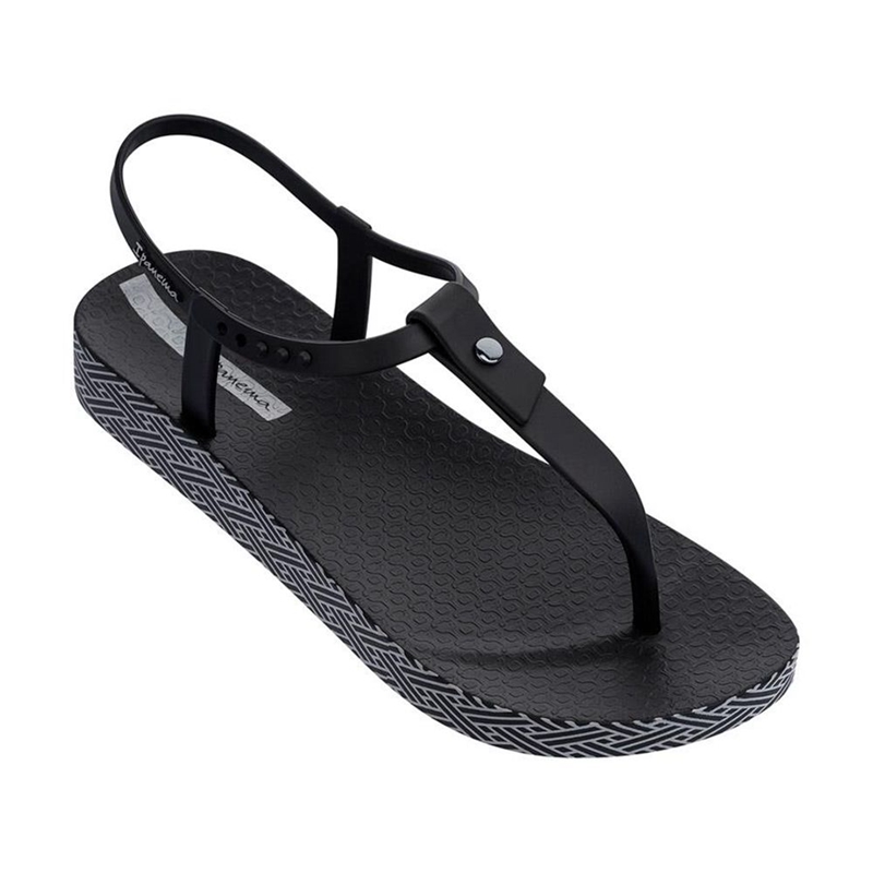 Women's Ipanema Plush Weave Sandals Black | ZPWHKEC-15