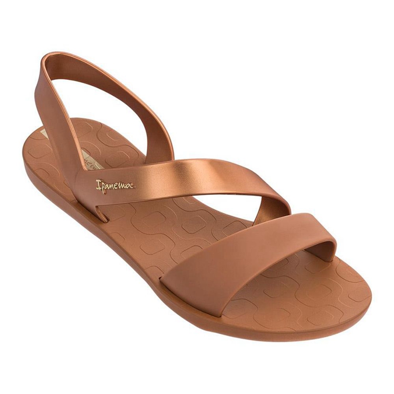 Women's Ipanema Vibe Sandals Brown | FSMLEOZ-91