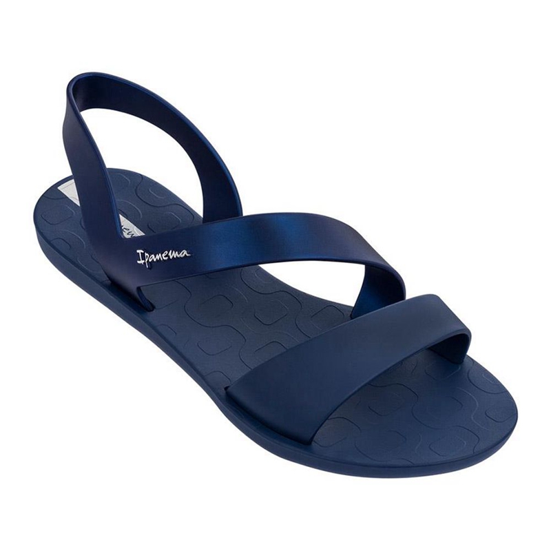 Women's Ipanema Vibe Sandals Navy | BLSPQYO-12