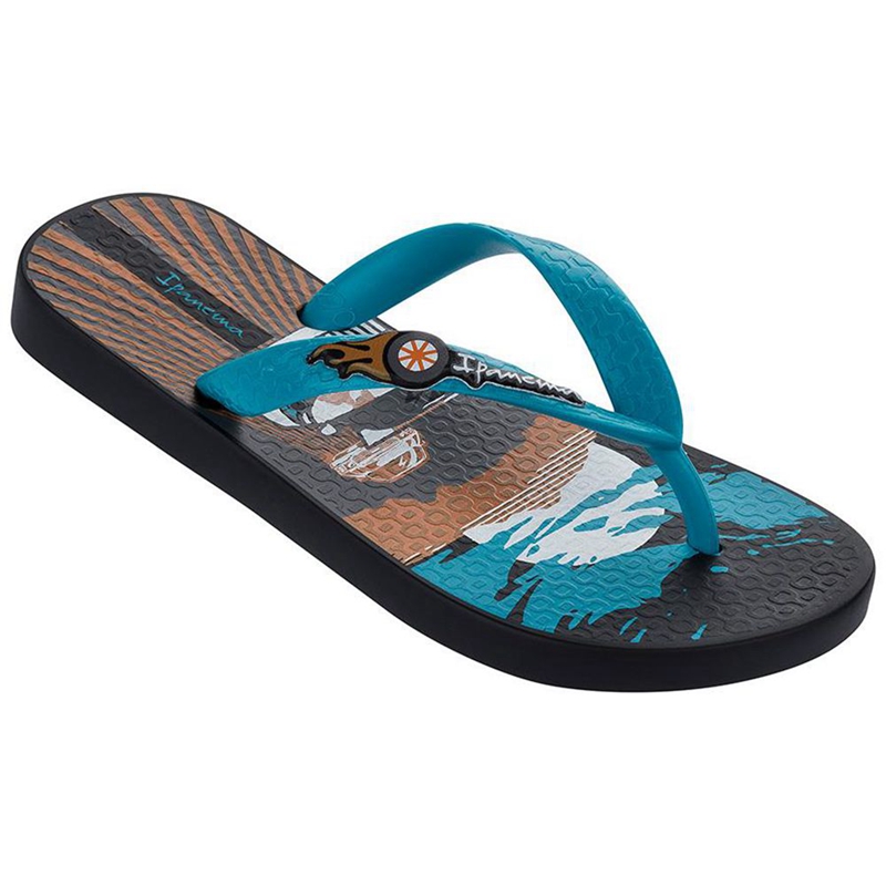 Kids\' Ipanema Carmaid Flip Flops Blue | JPUKHOQ-16