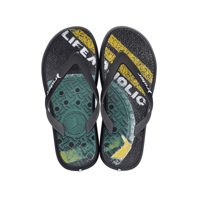 Kids\' Ipanema Energy VI Flip Flops Black | QYWRMZH-95