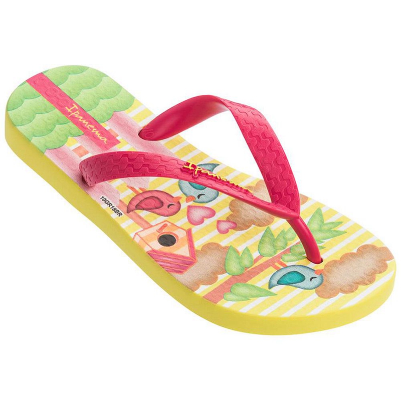 Kids\' Ipanema Fun V Flip Flops Yellow | VHXUDFL-94