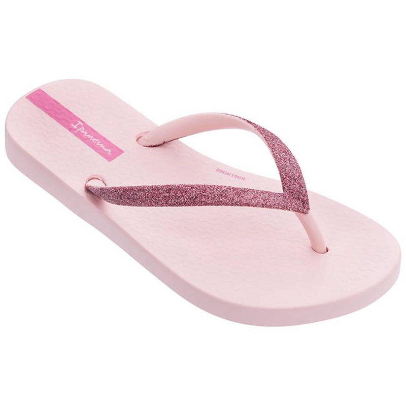 Kids\' Ipanema Glitter IV Flip Flops Pink | RPCUYGK-49