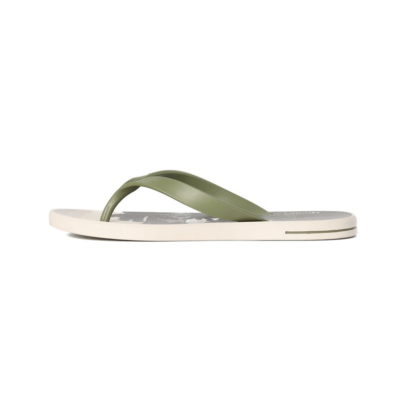 Men's Ipanema 10 Palm Flip Flops Beige | TXEIONW-27