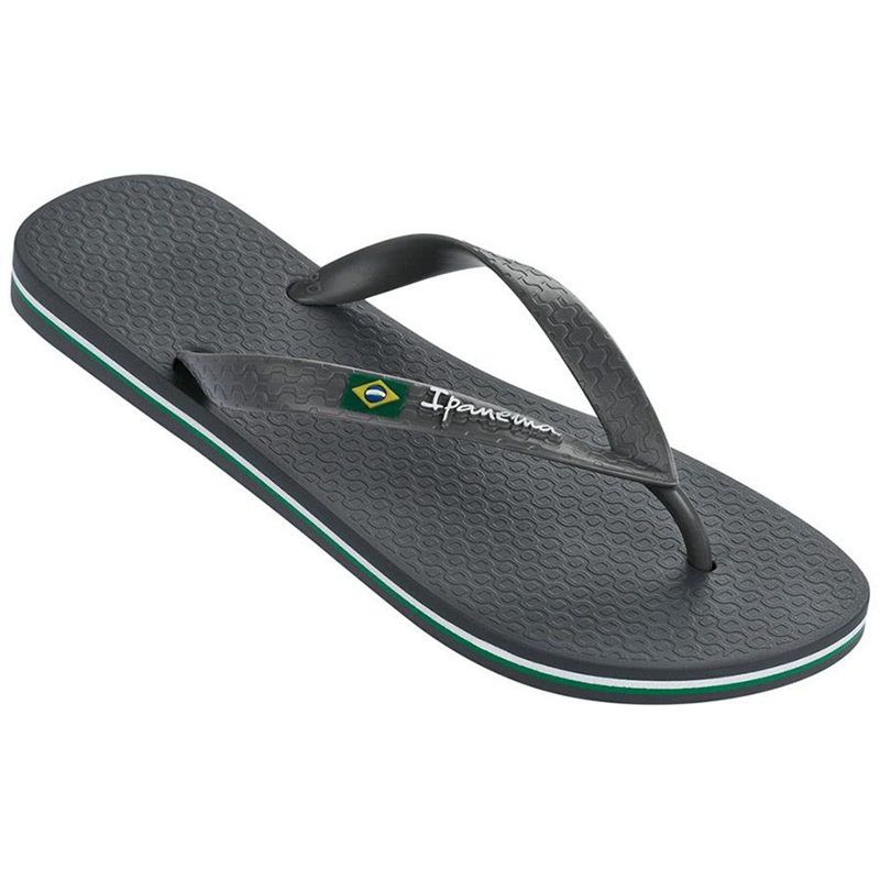 Men\'s Ipanema Classic Brazil II  Flip Flops Grey | KCBVWGQ-20