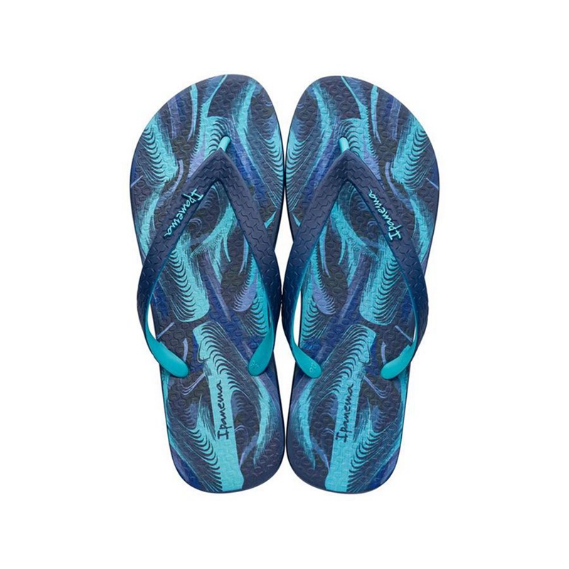 Men\'s Ipanema Parati II Flip Flops Blue | NIPCXUK-89