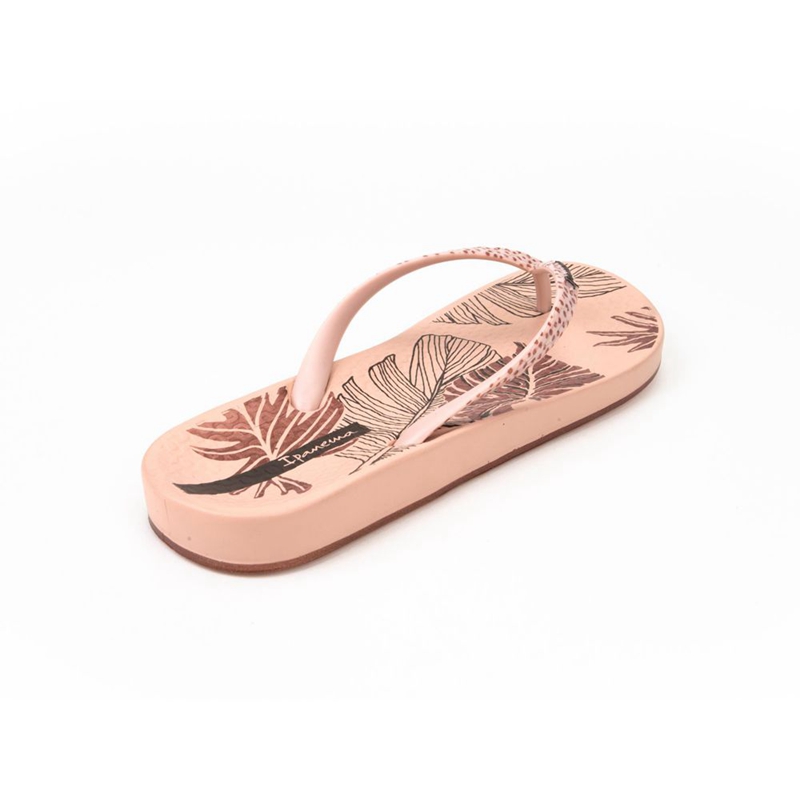 Women's Ipanema Ana Frond Flip Flops Pink | KMEPZIU-07