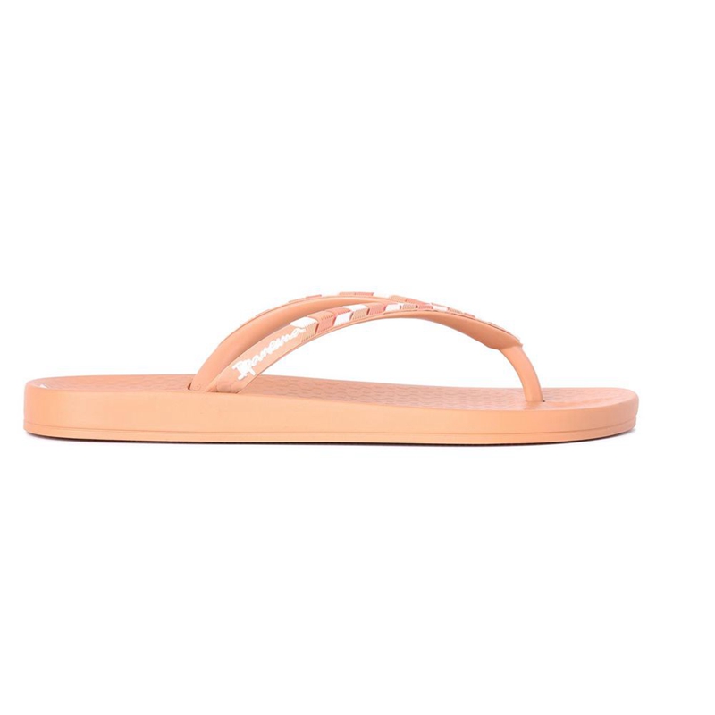 Women's Ipanema Ana Lovely X  Flip Flops Brown | QFXWNEI-73