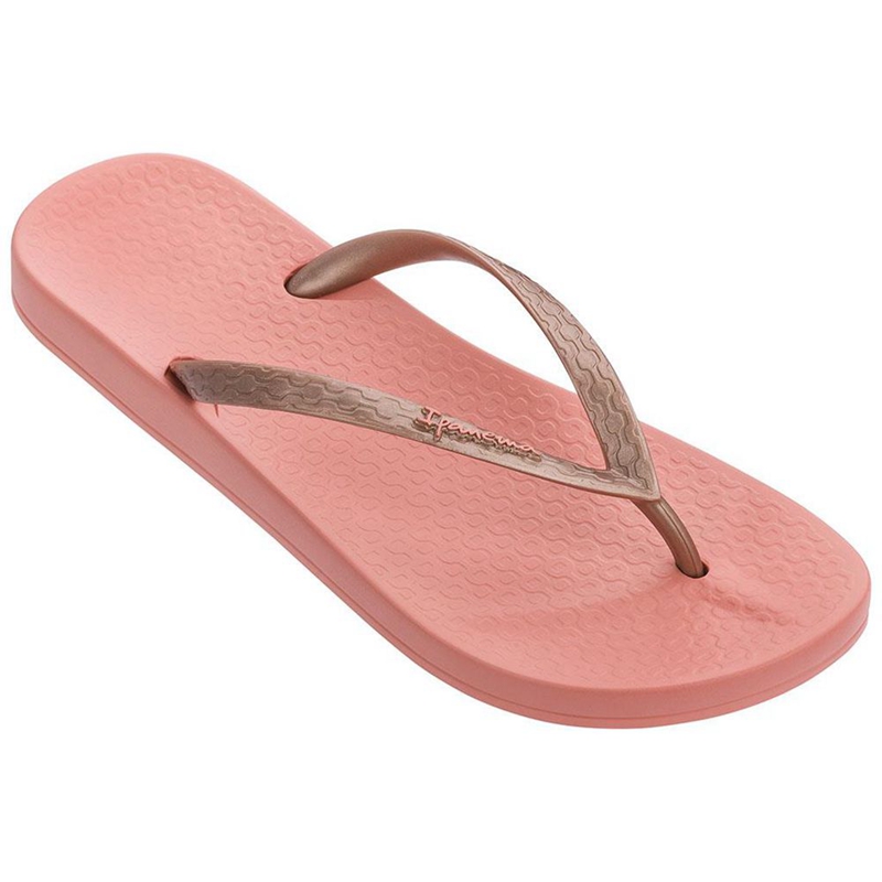 Women\'s Ipanema Anatomic Tan Flip Flops Pink | OJYHWDK-06