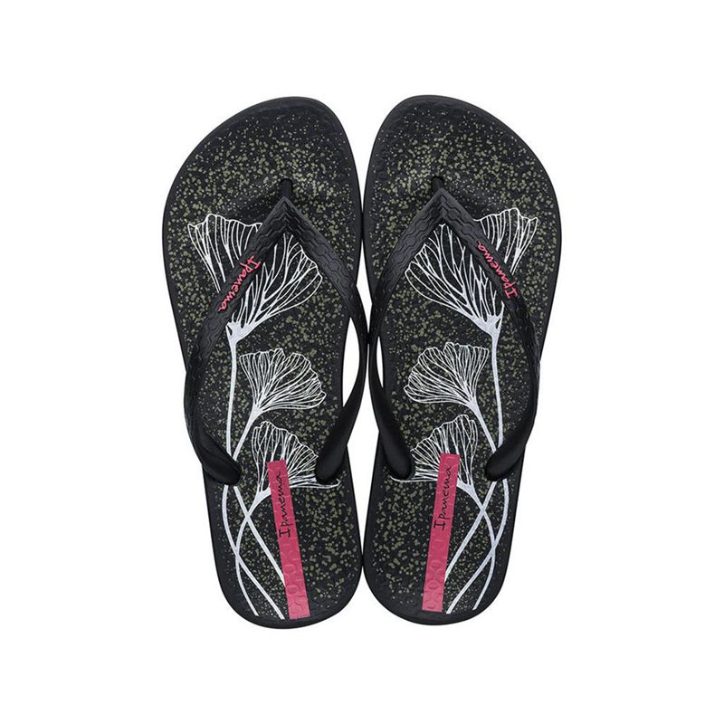 Women's Ipanema Anatomic Temas XI  Flip Flops Black | JXPIMQO-28