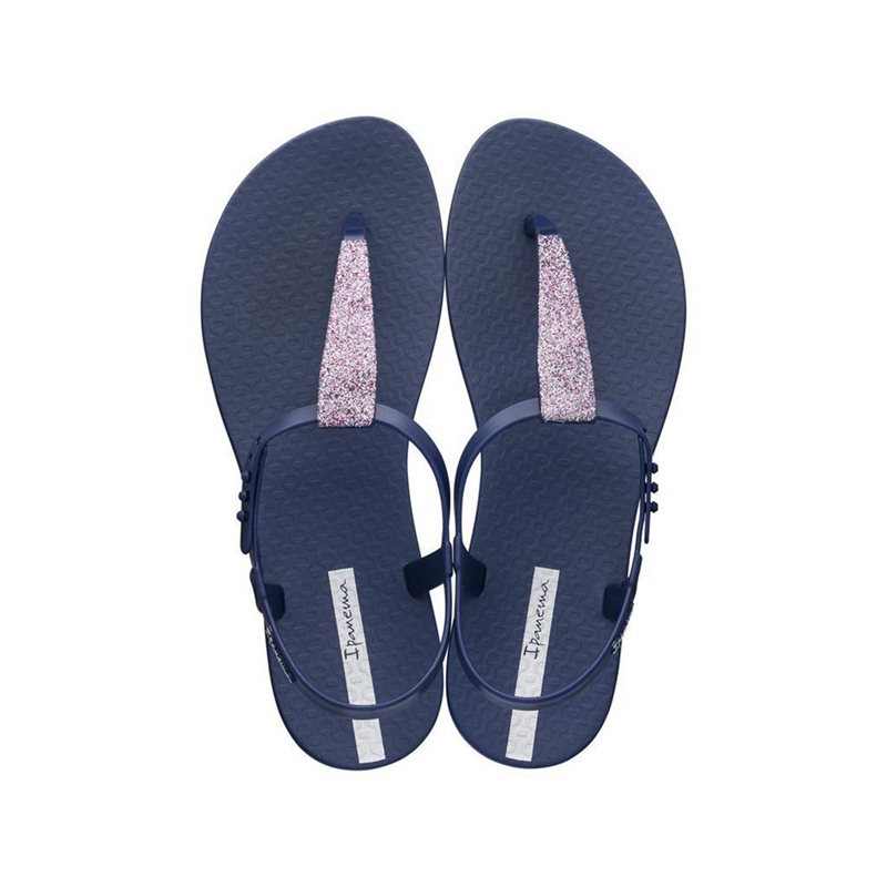 Women\'s Ipanema Class Pop II  Sandals Navy | KDPQJFM-73