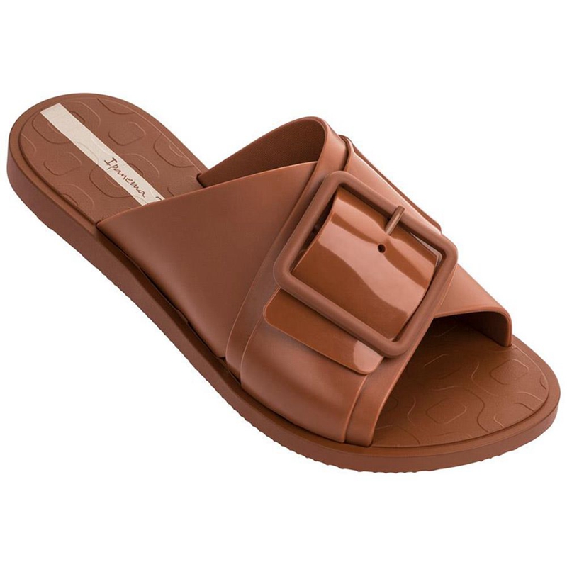 Women\'s Ipanema Free Sandals Brown | HDMWFXP-71