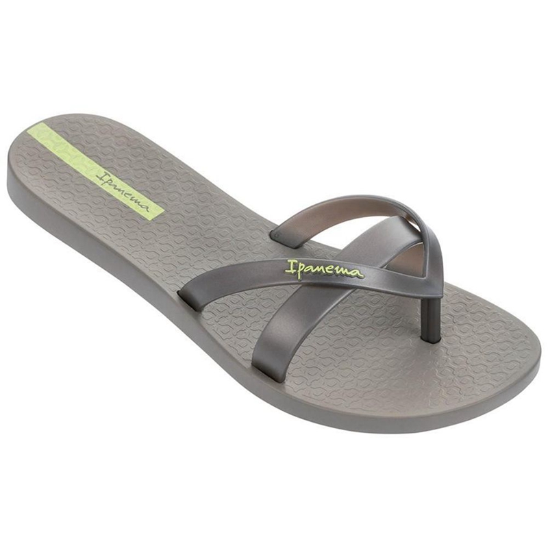 Women\'s Ipanema Kirei Flip Flops Grey | PUXFJEY-86