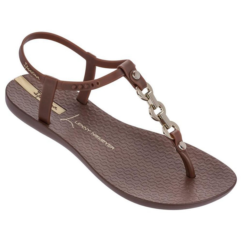 Women\'s Ipanema Lenny Unity Sandals Brown | OGIYVHC-48