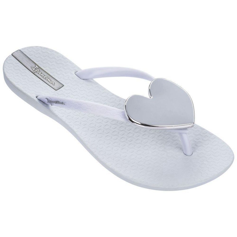 Women\'s Ipanema Maxi Fashion II  Flip Flops White | WXVNLAS-71