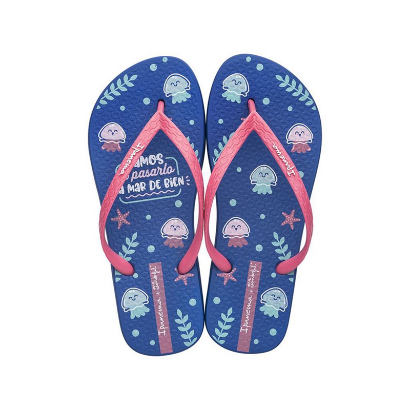 Women\'s Ipanema Mr. Wonderful II  Flip Flops Blue | NJOGBZC-13