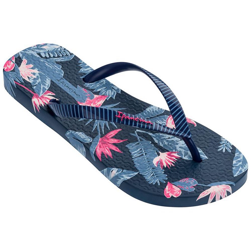 Women\'s Ipanema Paradise Flip Flops Blue | OUMERCB-40