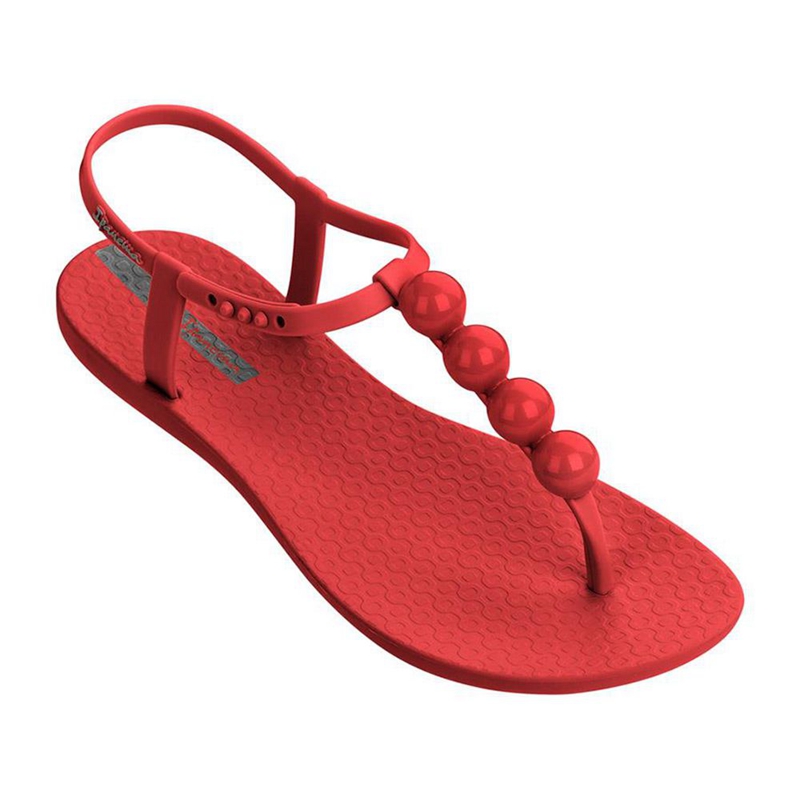 Women\'s Ipanema Pearl Sandals Red | FYTRSBE-56