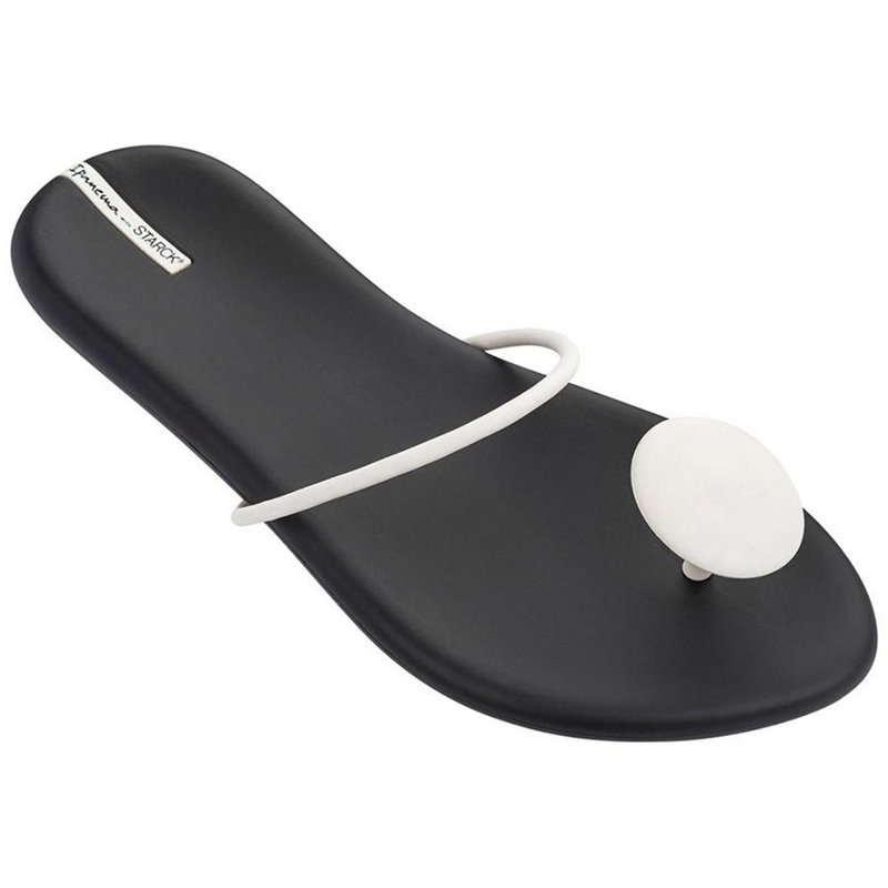 Women\'s Ipanema Philippe Starck Thing U II Flip Flops Black | CGMKNRF-01