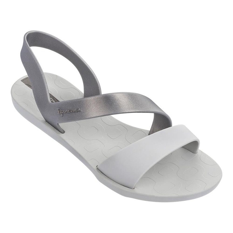 Women\'s Ipanema Vibe Sandals Grey | XYILACK-75